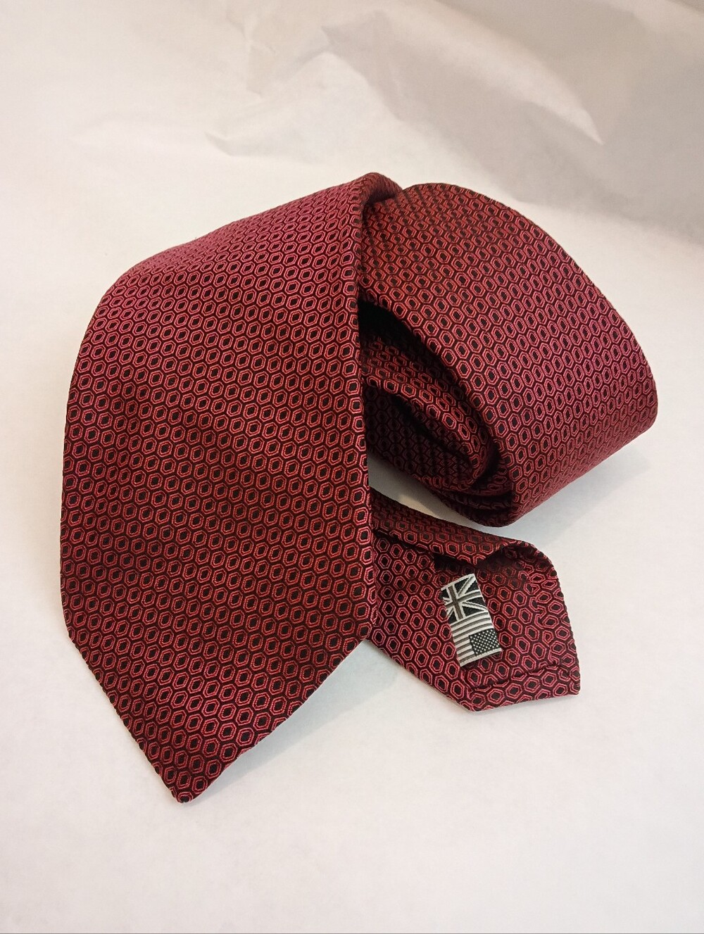 Robert Godley Mens Thick Woven Luxury Tie
